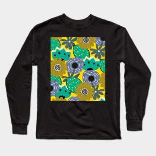 Fresh lemons and flowers Long Sleeve T-Shirt